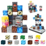Ice and Fire-Themed Magnetic Blocks - 27PCS Magnetic Blocks Build Ice and Fire Castle - Magnetics Toys for Kids Christmas Birthd - Imagine 6