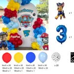 1 Set PAW Patrol Arch Theme Garland Balloon Kids Birthday Party Balloon Aluminum Foil Balloons Baby Shower supplies gifts - Imagine 4