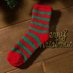 New Christmas Socks Coral Fleece Winter Plush Thickened Warm Confinement Floor Socks Men and Women Couple Socks Sleep Socks Gift - Imagine 6