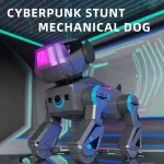 Rc Robot Children's Remote Control Mechanical Dog With Led light Toy Electric Set Toys for Boys Kids Gift - Imagine 4