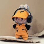 New for Labubus F1 Set Cute V1 V2 V3 Doll DIY Accessories Clothes Glasses Sitting Party Christmas Gifts Racing Clothes Toys - Imagine 2