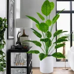 43.3Inch Giant Artificial Plants Tree Realistic Full Lush Greenery Indoor Outdoor All-Season Decor for Home Office Wedding Party - Imagine 3