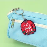 1-100PCS Christmas Keychains Festive Style Santa Claus Sweater Gingerbread Man Keyring Accessories for Women Men Holiday Gifts - Imagine 4