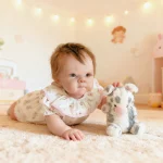 NPK 18inch Lifelike Newborn Baby Reborn Doll Bettie Soft Touch 3D Skin Painting Multiple Layers Visible Veins Cuddly Collectible