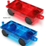 2.95" Magnetic Car Supplement Accessory Pack for Magnetic Building Blocks Tile Sensory Toy