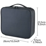 New Makeup Bag for Women Travel Waterproof Necessary Beauty Brush Embroidery Tool Storage Cosmetic Case Professional Makeup Box - Imagine 3