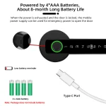RAYKUBE M5 Tuya BLE Smart Fingerprint Door Lock Electronic Lock with Password/Key/Card/Tuya APP Unlock Free Delivery From Spain - Imagine 5
