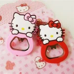 Sanrio Hello Kitty Cute Cartoon Silicone Wine Opener Pink Girly Heart Beer Bottle Opener My Melody Fridge Magnet - Imagine 2