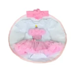 45CM Harper Girl Whole Silicone Vinyl Doll Bebe Reborn Dolls Painted Newborn Baby Dolls For Kid's X'mas Gift Muñecas Reborn - Imagine 3