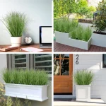 Simulated Small Grass Bushes for Decorating Fake Grasslands Simulating Reeds Onion Grass and Fake Green Plants Home Decoration - Imagine 4