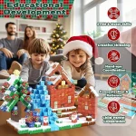 Fun Christmas Magnetic Blocks suit, DIY Building Toy, Family Interaction Magnetic Building Blocks Halloween Christmas Gift - Imagine 3