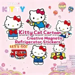 Limited New Arrival: Hello Kitty Cute Creative Fridge Magnets | Decorative Stickers for Door Fridge & Washing Machine。