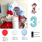 1 Set PAW Patrol Arch Theme Garland Balloon Kids Birthday Party Balloon Aluminum Foil Balloons Baby Shower Decor Gifts - Imagine 4
