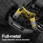 JIUSI PT14R MT14R 1/14 4WD RC Car 80km/h Brushless 2.4G Remote Control Racing Car High Speed Off-road RC Truck 3S 35C 2200mAh - Imagine 5