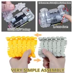 Track Car Train Toys Children Electric Track Toy Car Engineering Car Kids Educational Toys for Children Birthday Gift - Imagine 4