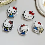 Sanrio Hello Kitty Magnetic Mobile Phone Holder Stable Cute Kawaii Angel Little Bear Big Face Dancer Cooker Birthday Girl Gifts