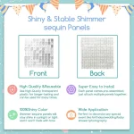 12/16/18/24PCS Shimmer Wall Backdrops silvery Square Sequin Wall Panel Backdrops Party Backdrops for Wedding Birthday Decor - Imagine 5