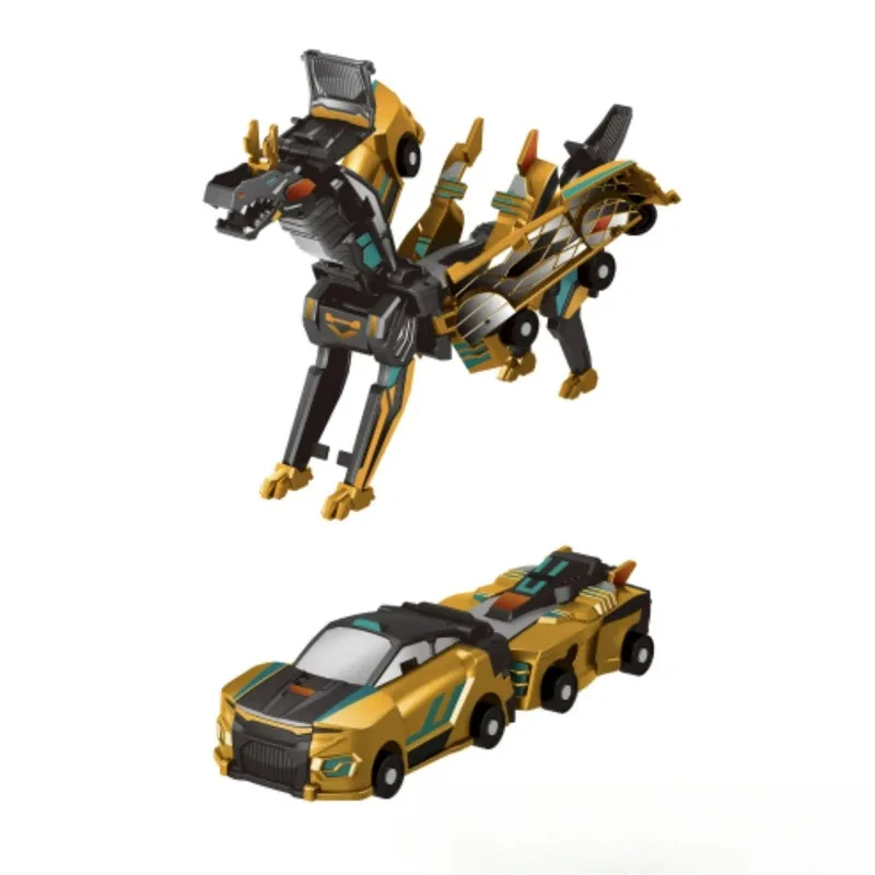 kf-S43bbfdc3f30c45a6b9c4a658cd6f469dM Collision Transforming Dinosaur Car Toy Magnetic Dinosaur Transformer Car Transform into Dinosaurs Fun Transforming Cars - Imagine 1