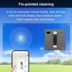 ABIR WD8 Robot Window Vacuum Cleaner,Dual Water Spray,Laser Sensor,Smart Home Glass Wall Wet Dry Cleaning ,APP&Remote Control - Imagine 5