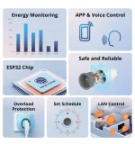 SONOFF S60 EU/UK WiFi Socket Smart Home Plug Power Monitor Outlet Vioce eWeLink Remoter Control Alexa Google Home SmartThings - Imagine 2