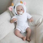 NPK Vivienne 19inch Reborn Baby Doll Soft Body Realistic 3D Skin Hand Painted Hair Touch Doll Multiple Layers Painting - Imagine 5