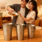 Portable 304 Stainless Steel Camping Cups Outdoor Travel Coffee Beer Water Cup Set For Travel Hiking Picnic BBQ - Imagine 4
