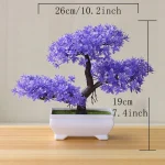Artificial Tree Bonsai Simulation Plants Pot Plants for Garden Table Home Room Bedroom Decoration Outdoor Fake Plant Ornaments - Imagine 3