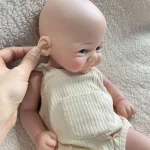 17" Vivienne Soft Silicone Girl Reborn Baby Doll Lifelike Bebe Reborn Doll Toys Realistic Baby Toys Real Corpo De Silicone Doll - Imagine 2