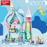 Sluban Building blocks 0896 Carriage 0897 Magic Tower 0898 Fairy Castle girl's birthday gift