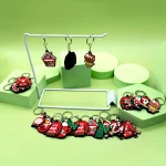 1-100PCS Christmas Style Keychain Santa Claus Key Holder Festive Women Men Keyring Christmas Family Gift Car Key Accessories - Imagine 6