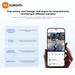 Xiaomi Outdoor CW500 Dual Camera Version IP66 Security Protection CCTV AI Detection Full-Color Night Vision Smart Home Mi home - Imagine 6