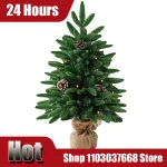 Simulation Xmas Tree Stable Base Decorative Navidad Mini Christmas Tree Fashionable Style Festival Ornaments for Home 2025 ﻿