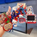 Sanrio Hello Kitty Keychain Accessories Charm Backpack Pendant Car Key Ring Anime Figures Keyring Doll Girl Toy Birthday Gifts - Imagine 2