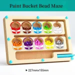 Magnetic Maze Toy With Magnetic Digital Beads For Puzzle Practice And Attention Training Games - Imagine 5