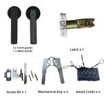 RAYKUBE M5 Tuya BLE Smart Fingerprint Door Lock Electronic Lock with Password/Key/Card/Tuya APP Unlock Free Delivery From Spain - Imagine 6