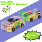 Transforming Unicorn Car Toy, 2-in-1 Magnetic Collision Robot Car for Kids, Dinosaur & Unicorn Figures, Fun Educational Toy Gift - Imagine 3