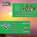 Magnetic Building Blocks Mine World Magnet Cube for Stacking Construction Set Educate Sensory Toys Kids Boys Girls Ages 3+ DIY - Imagine 6