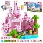 Magnetic Building Blocks Mine World Magnet Cube Set STEM Montessori Sensory Toy for Kids Boys Girls Ages 3+ DIY Model Children