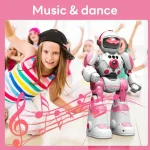 Intelligent RC Robot Voice Gesture Control Programming Machine Music Dancing Toys Recording Electric Robot Toy Children Gift - Imagine 4