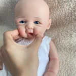17" Vivienne Soft Silicone Girl Reborn Baby Doll Lifelike Bebe Reborn Doll Toys Realistic Baby Toys Real Corpo De Silicone Doll - Imagine 4