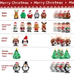 Christmas Wind Up Toys for Kids, Xma Stocking Stuffers, Santa Claus Clockwork Chain Toy, Christmas Party Favors Goody Bag Filler - Imagine 6