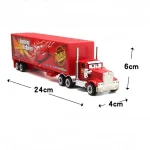 7-6pcs Set Disney Pixar Car 3 2 1 Lightning mcQueen Jackson Storm Mack Truck 1:55 Diecast Metal Car Model Toy Boy Christmas Gift - Imagine 5