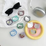 Hello Kitty Cute Phone Airbag Holder Mirror Colored New Retractable Phone Stander Stretchable Desktop Holder Back Sticker Gifts - Imagine 5