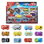 New Disney Pixar Cars 3 Rebound Cars 12 Piece Series Lightning McQueen Jackson Storm Plastic Car Model Toy Boutique Gift Box ﻿ - Imagine 2