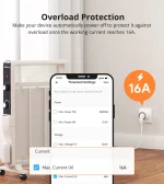 SONOFF S60 EU/UK WiFi Socket Smart Home Plug Power Monitor Outlet Vioce eWeLink Remoter Control Alexa Google Home SmartThings - Imagine 4
