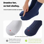 Kids Cotton Seamless Socks Double Needle 3-16 Years Old Student Spring Autumn Thickened Winter Warm Socks For Boys And Girls Mid - Imagine 4