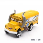 Disney Pixar Cars 2 3 Lightning McQueen Div Fritte Frank Mater Chick Hicks 1:55 Diecast Vehicle Metal Toy Car Kid Birthday Gift - Imagine 2