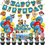 PAW Patrol Birthday Party Decoration New Version Balloon Set Disposable Tableware Kid Event Supplies Banner Backdrop Gift - Imagine 4