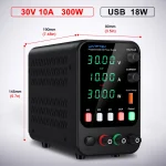 Wanptek Laboratory Power Supply 30V 10A 60V 5A 120V 3A Adjustable Voltage Current Voltage Regulator DC Power Supply - Imagine 5