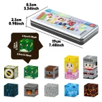 Ice and Fire-Themed Magnetic Blocks - 27PCS Magnetic Blocks Build Ice and Fire Castle - Magnetics Toys for Kids Christmas Birthd - Imagine 2